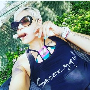 T shirts and tank tops.